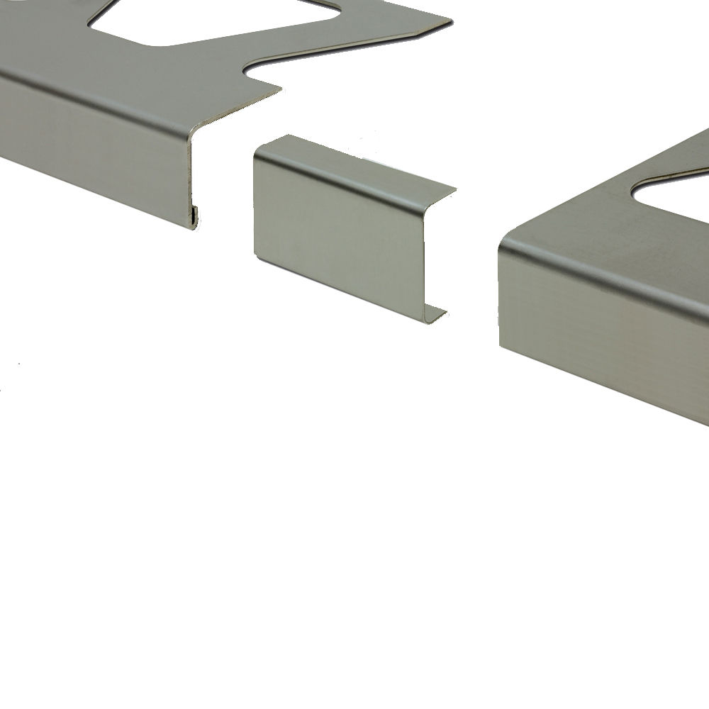 BARA-RW Connector for Balcony Edging Profile Stainless Steel (V2) 2-3/16" (55 mm)