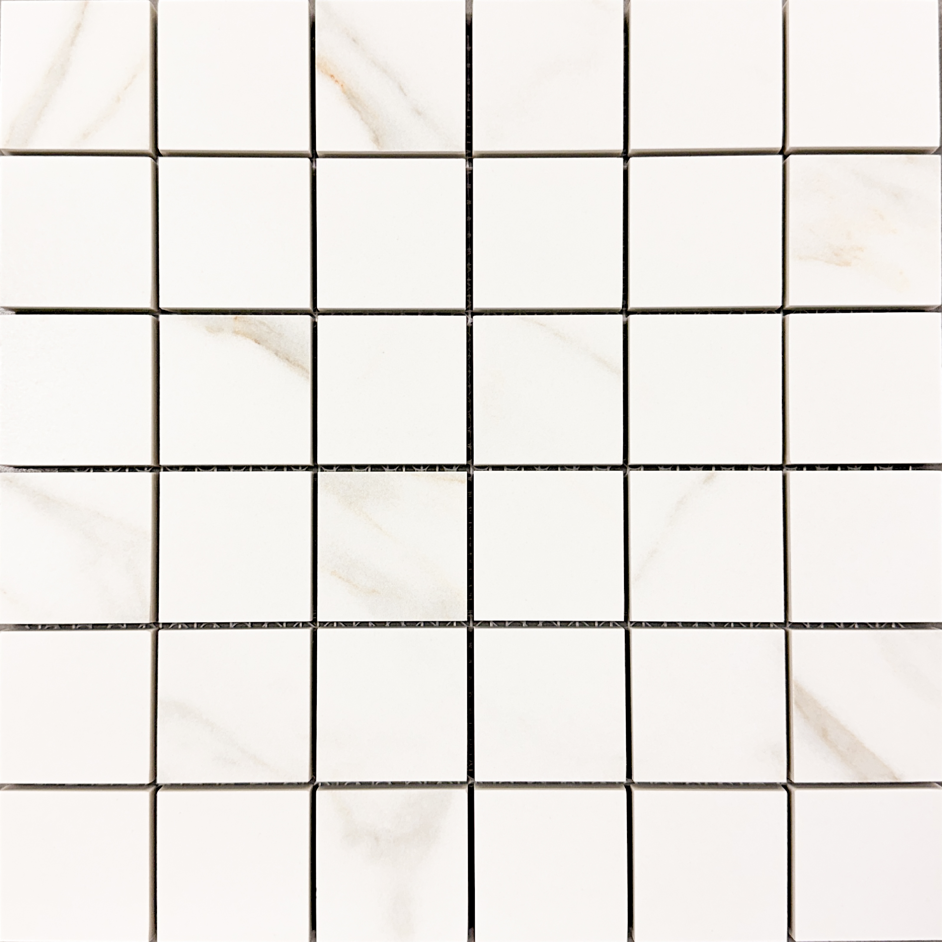 Mosaïque Marmo Calacatta Gold Satin 12" x 12"