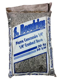 1/4" Crushed Cleaned Stone 30kg