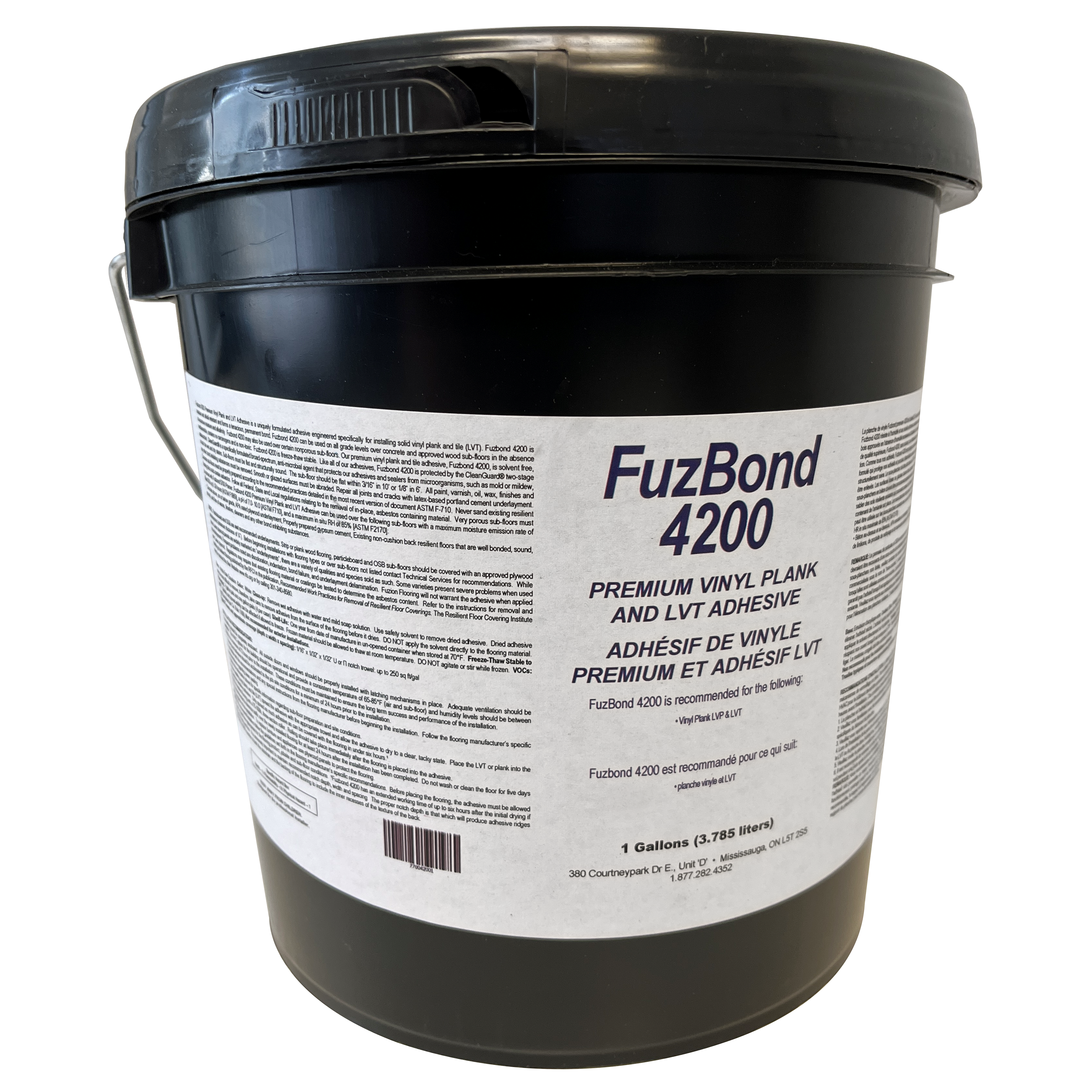 Luxury Vinyl Planks Adhesive FuzBond 1 gal