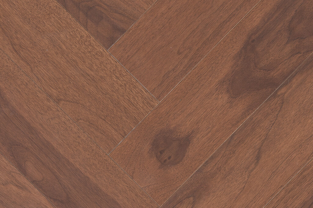 Engineered Hardwood Everest XP Twist Harvest Walnut Herringbone (Right) 4-3/4" x 23-3/8" - 1/2" (12 mm)