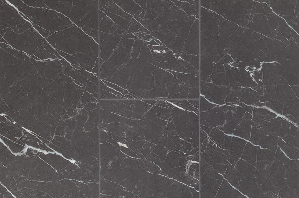 Vinyl Tile RigidTile Firm Premier Nero Click Lock 12" x 24"