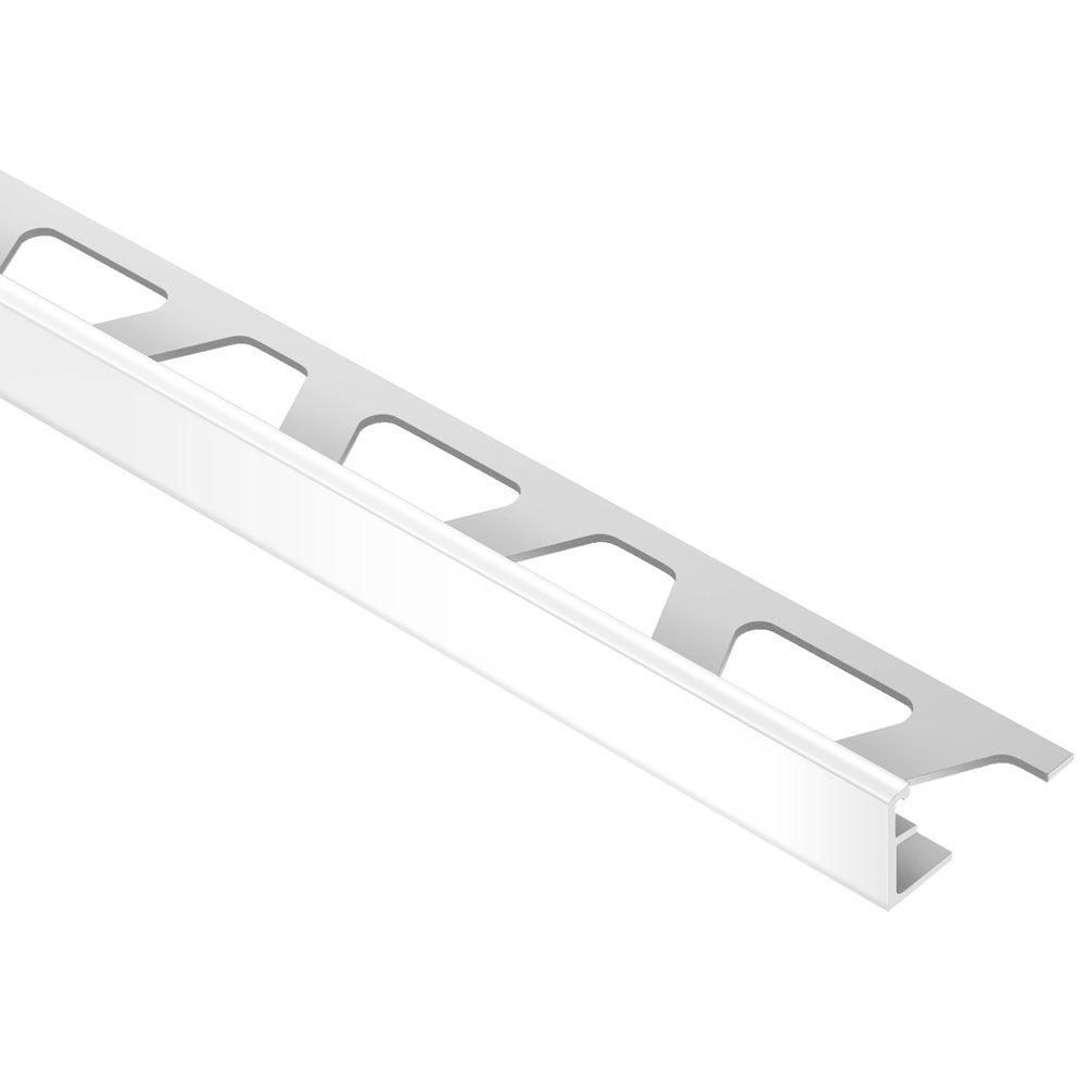 JOLLY-P Profilé de bordure de mur PVC Blanc éclatant 5/16" (8 mm) x 8' 2-1/2"