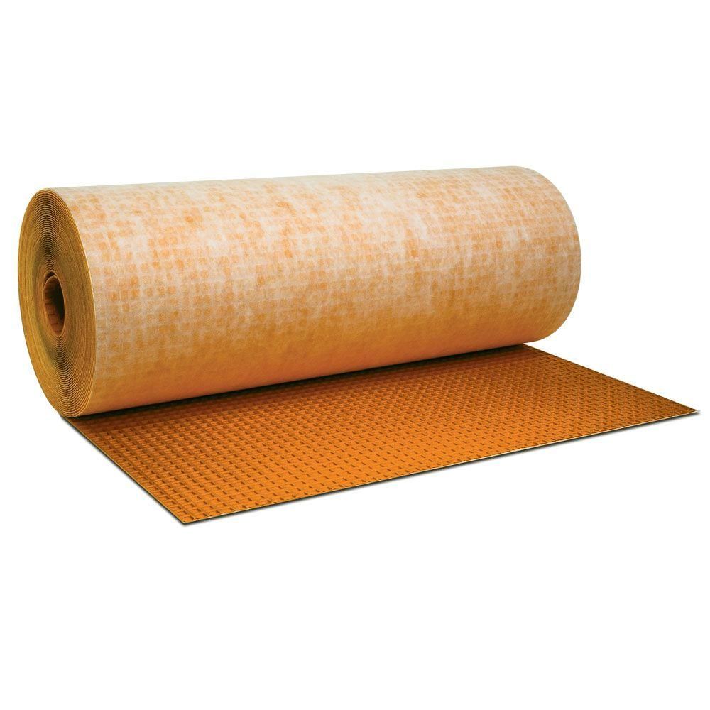 DITRA Membrane de désolidarisation étanche 3' 3" x 16' 5" - 3 mm (54 pi²)