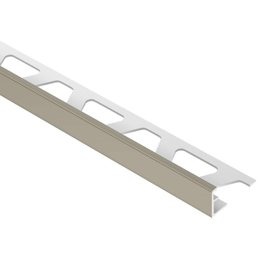 JOLLY-P Profilé de bordure de mur PVC Gris 1/2" (12.5 mm) x 8' 2-1/2"