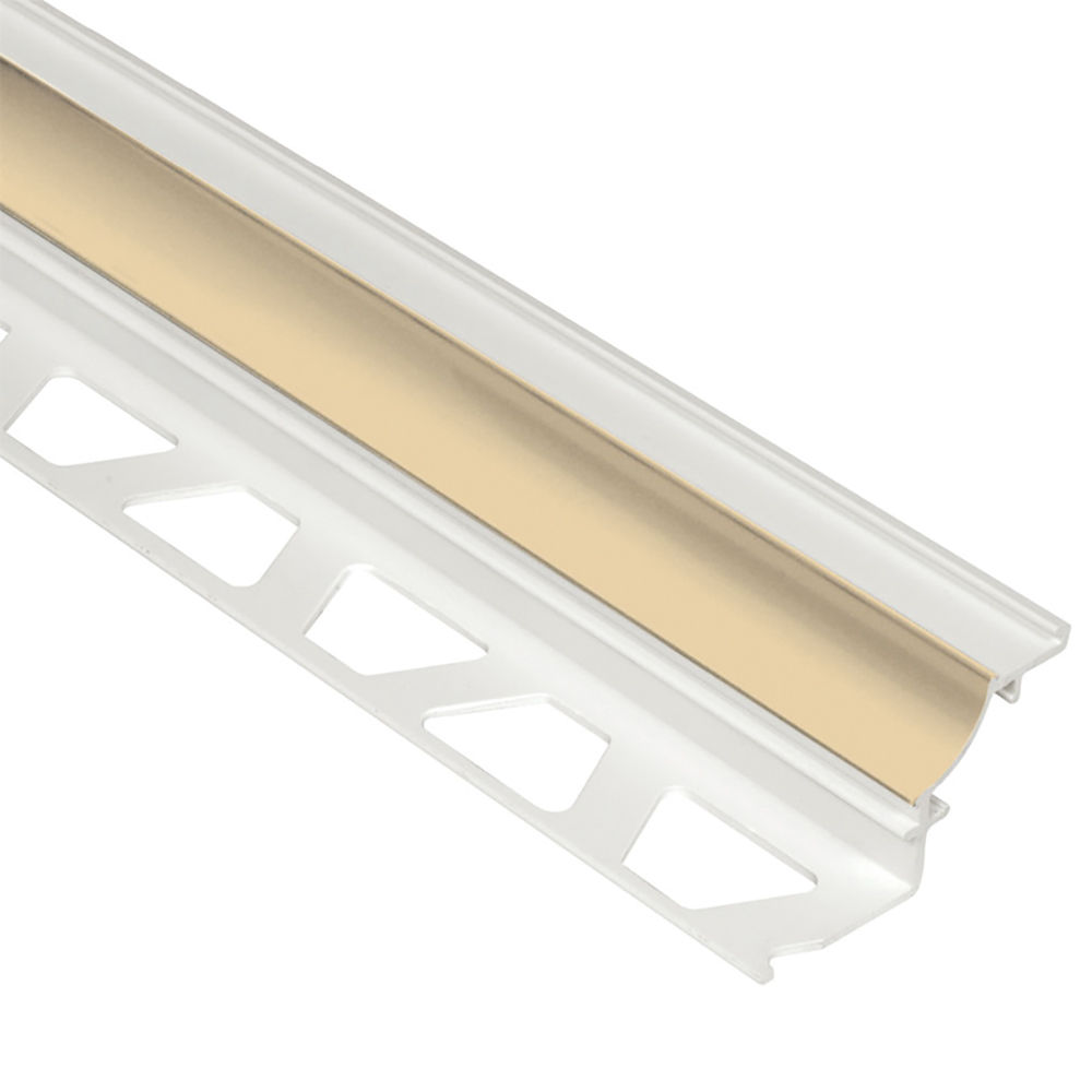 DILEX-PHK Profilé à gorge avec un radius de 3/8" Plastique PVC Bahamas 3/8" (10 mm) x 8' 2-1/2"