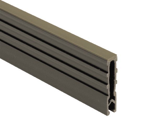 DILEX-MP Screed Expansion Profile PVC Plastic Light Beige 1-3/8" (35 mm) x 5/16" x 8' 2-1/2"