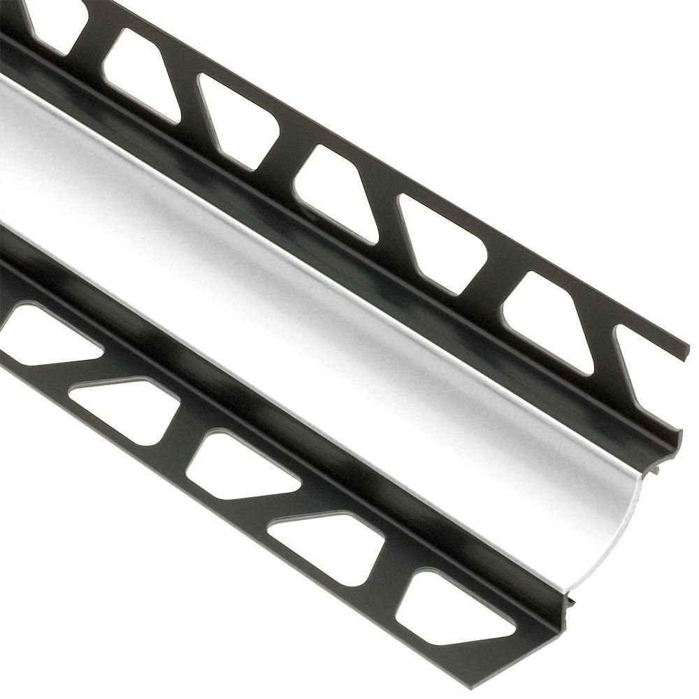 DILEX-HKW Cove-Shaped Profile with 11/16" Radius PVC Plastic Bright White 9/32" (7 mm) x 9/32" x 8' 2-1/2"