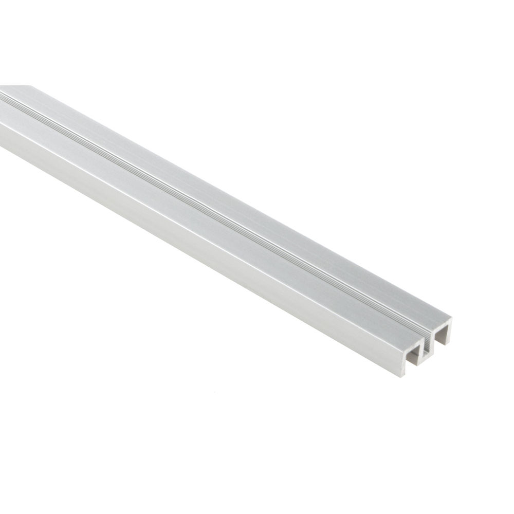 SHOWERPROFILE-WS Support Profile Anodized Aluminum Satin 5/16" (8 mm) x 8' 2-1/2"