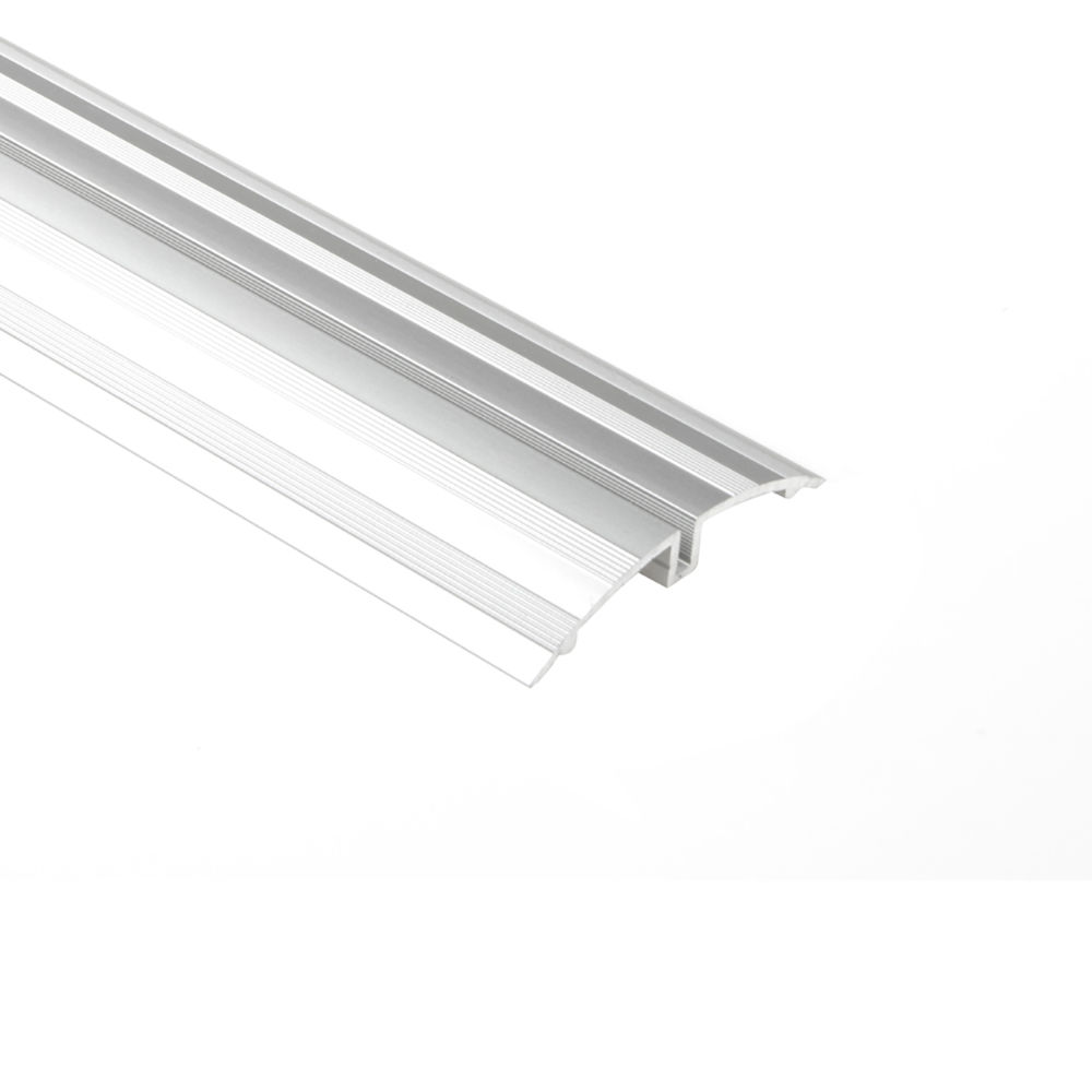 SHOWERPROFILE-WSK Retrofit Support Profile Anodized Aluminum Satin 5/16" (8 mm) x 8' 2-1/2"