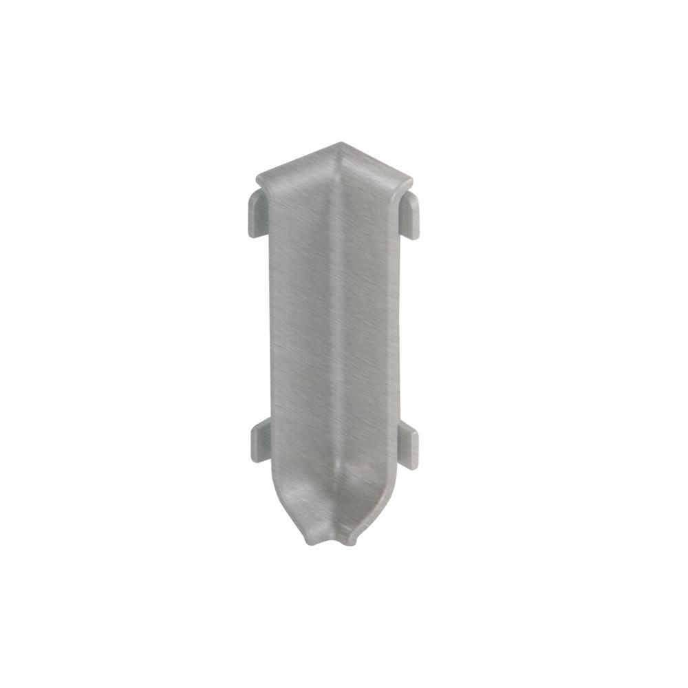 DESIGNBASE-SL Inside Corner 90° Aluminum with Brushed Stainless Appearance 2-3/8" (60 mm)