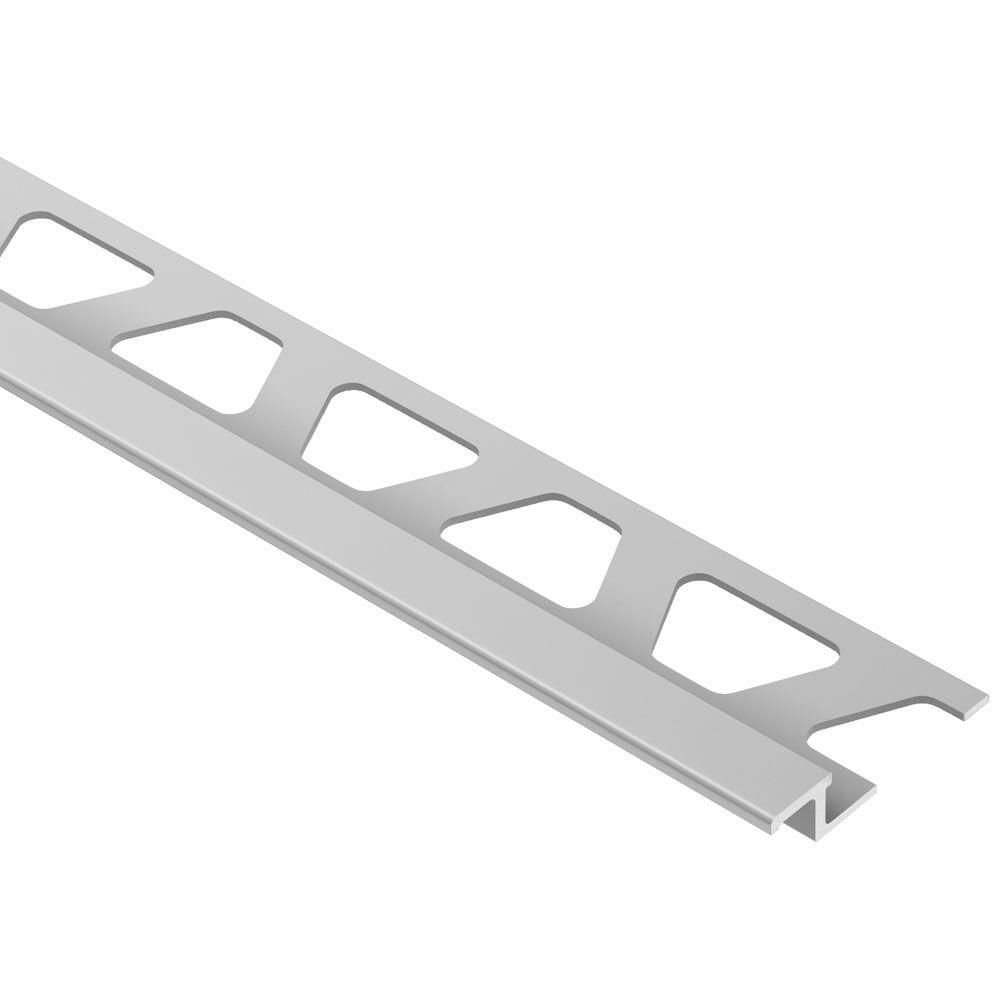RENO-TK Reducer Profile Anodized Aluminum Satin 1/4" (6 mm) x 8' 2-1/2"