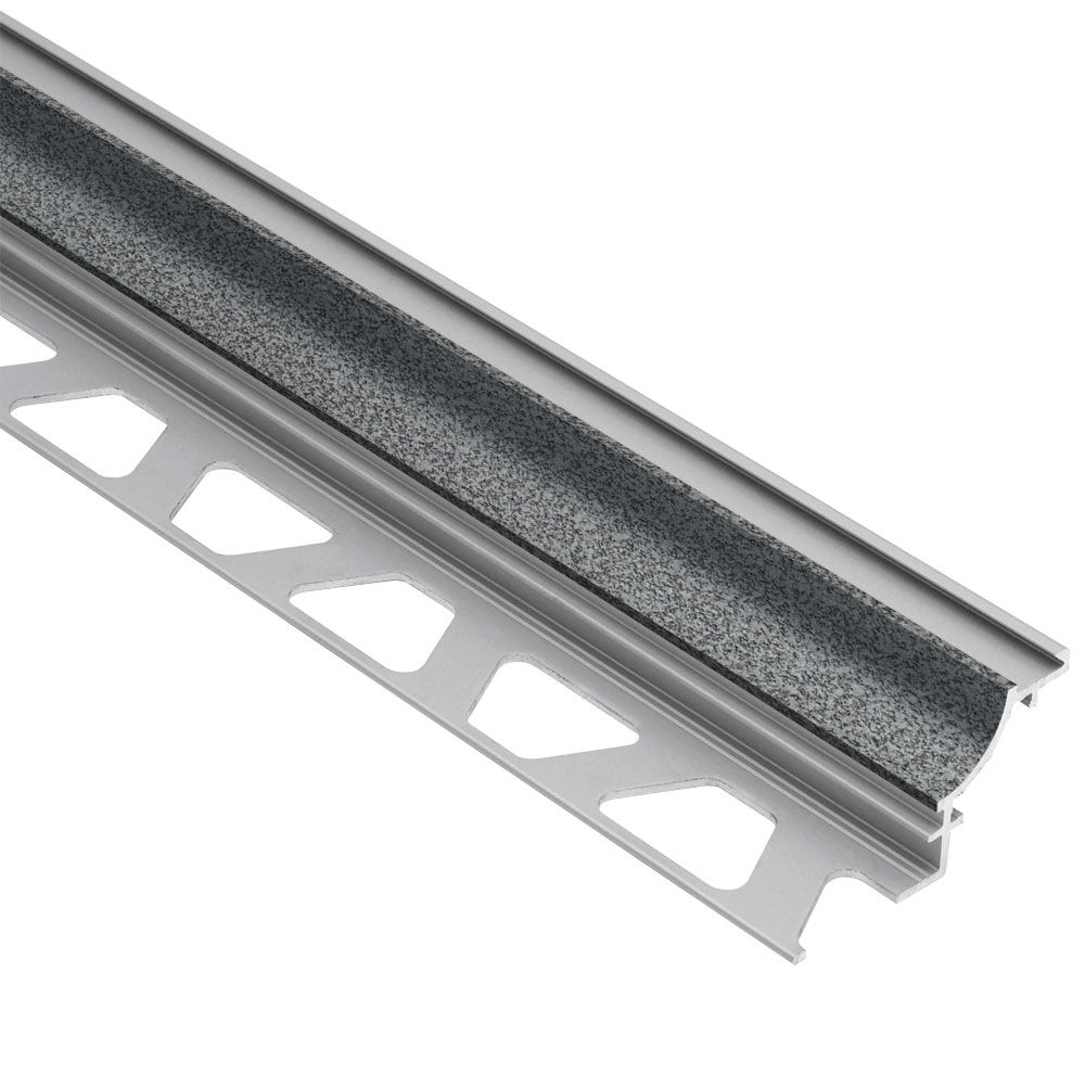 DILEX-AHK Cove-Shaped Profile with 3/8" Radius Aluminum Pewter 9/16" (15 mm) x 8' 2-1/2"