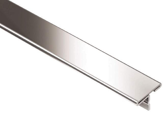 RENO-T Retrofit T-Shaped Edge Protection Profile Stainless Steel (V2) 17/32" (14 mm) x 8' 2-1/2"