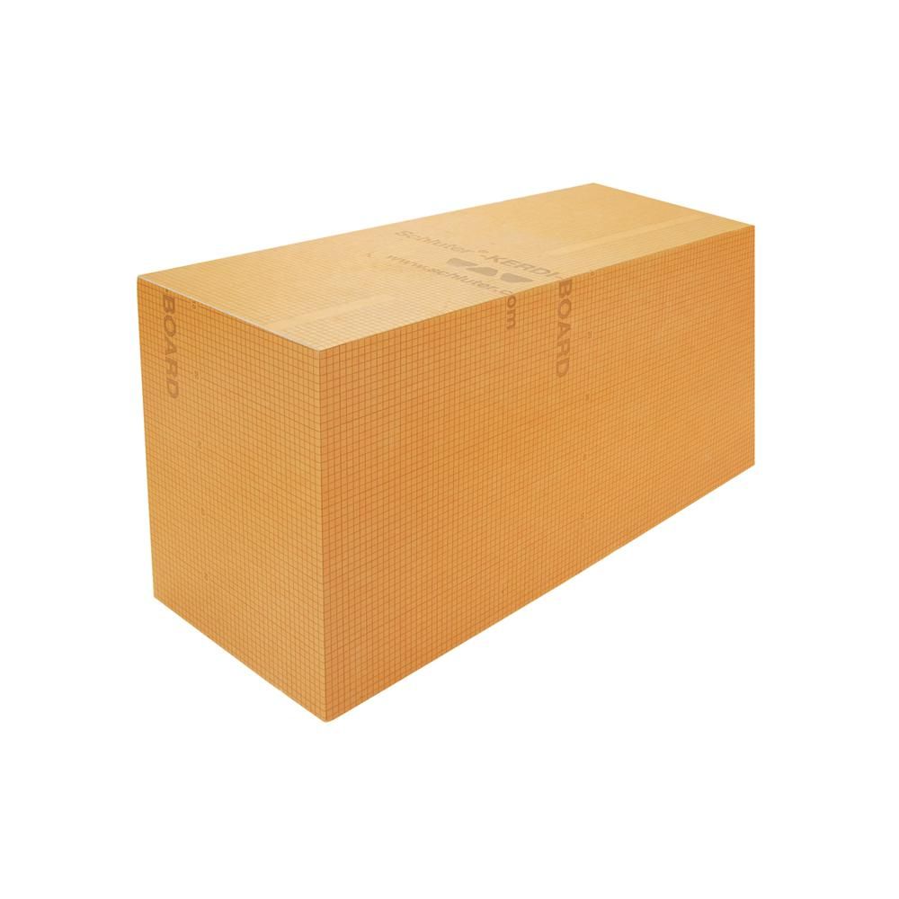 KERDI-BOARD-SB Prefabricated Waterproof Shower Bench Rectangular 11-1/2" x 20" x 38"