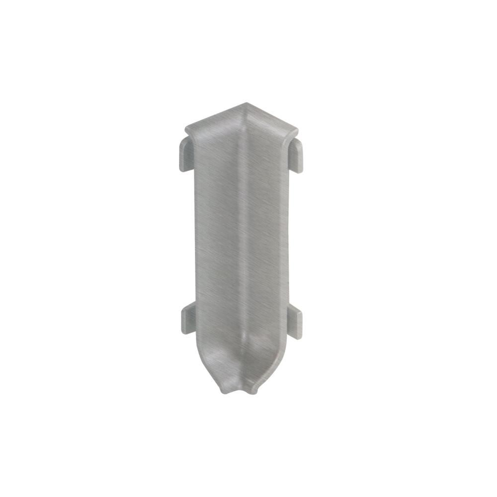 DESIGNBASE-SL Inside Corner 90° Aluminum with Brushed Stainless Appearance 3-1/8" (80 mm)