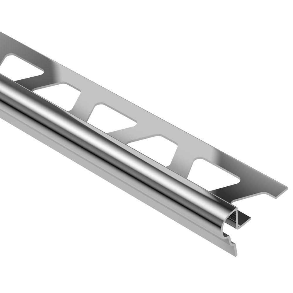 TREP-FL Stair-Nosing Profile Stainless Steel (V2) 11/32" (9 mm) x 8' 2-1/2"
