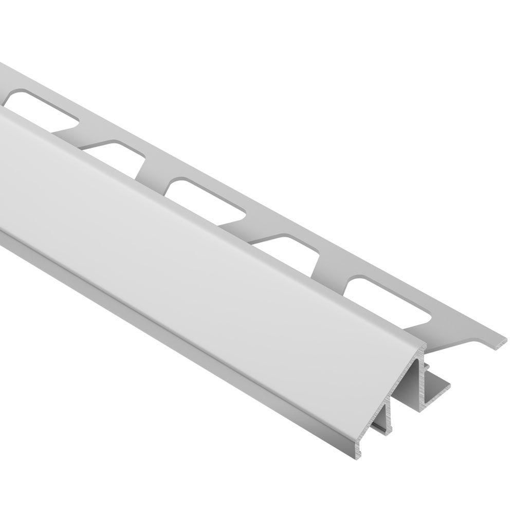 RENO-U Reducer Profile Anodized Aluminum Satin 9/16" (15 mm) x 8' 2-1/2"
