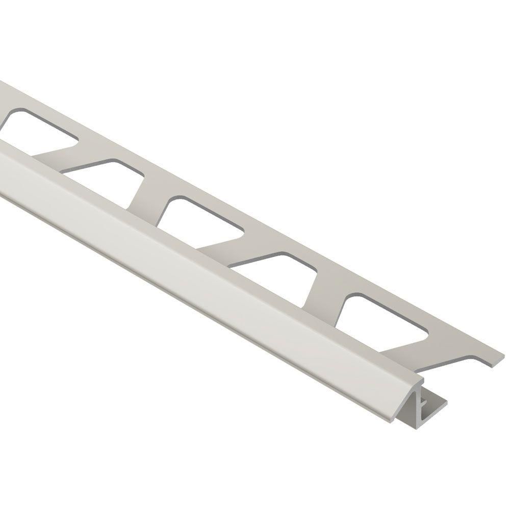RENO-TK Reducer Profile Anodized Aluminum Satin Nickel 3/8" (10 mm) x 8' 2-1/2"