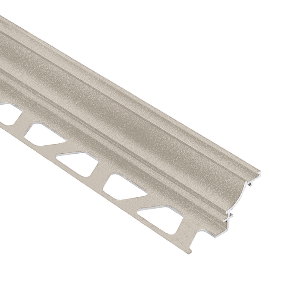 DILEX-AHK Cove-Shaped Profile with 3/8" Radius Aluminum Cream 1/2" x 8' 2-1/2"