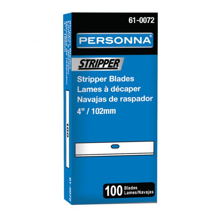Personna Floor Stripper Blades - 4" (Pack of 100)