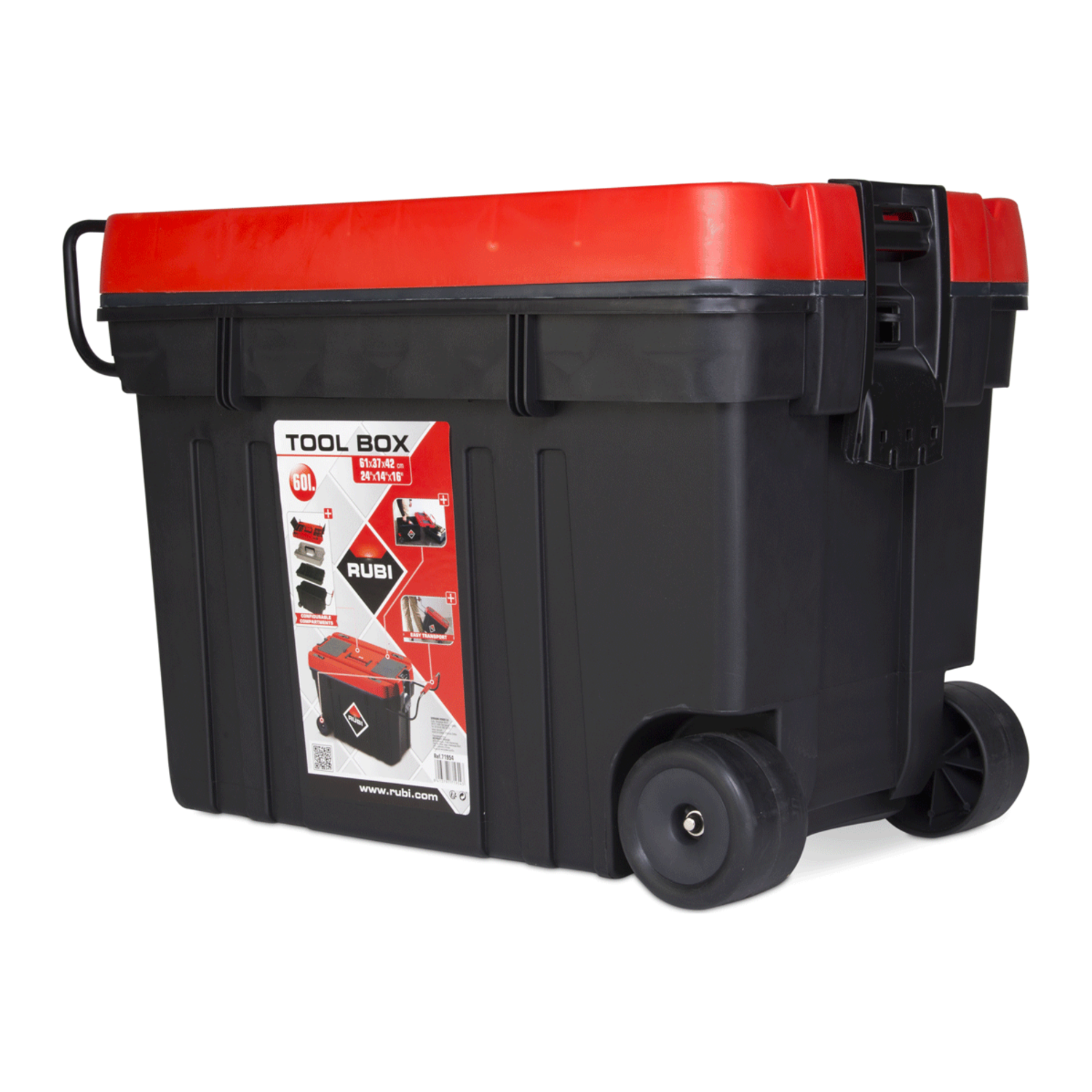 Tool Box Plastic for Bricklaying 14" x 16" x 24"
