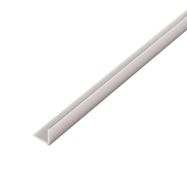 Undrilled Metal Corner, Mira Lustre - 1" x 1" x 8'