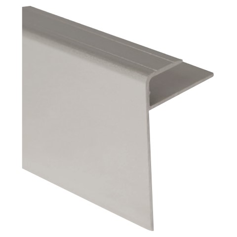 Laminate Floor Stair Nosing Aluminum Satin Champagne 5/16" x 8'