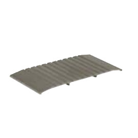 Aluminum Low Saddle-Type Thresold - 1/4" x 6" x 9'