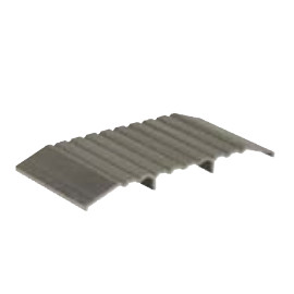 Aluminum Saddle-Type Thresold - 1/2" x 6" x 6'