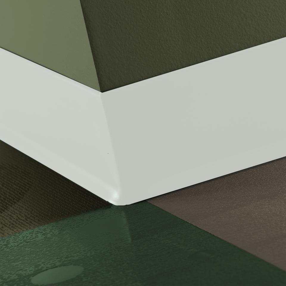 Rubber Wall Base Duracove Thermoplastic Rubber 1/8" (Type TP) TOE Duracove #TG1 Snowbound - 1/8" (3 mm) x 4-1/2" x 120'