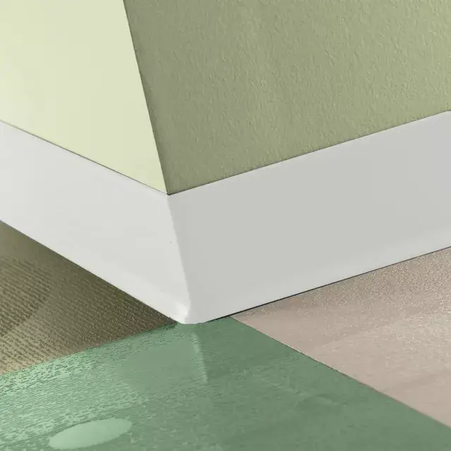 Rubber Wall Base Duracove Thermoplastic Rubber 1/8" (Type TP) TOELESS Duracove #White Icicle - 1/8" (3 mm) x 4" x 120'