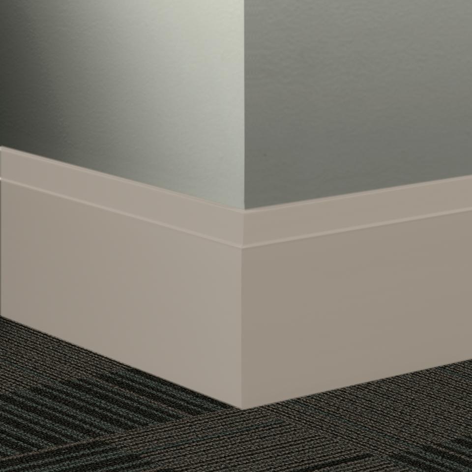 Millwork Contoured Wall Base Rubber Equinox #121 Cement 4-1/2" x 8' (Pack of 4)