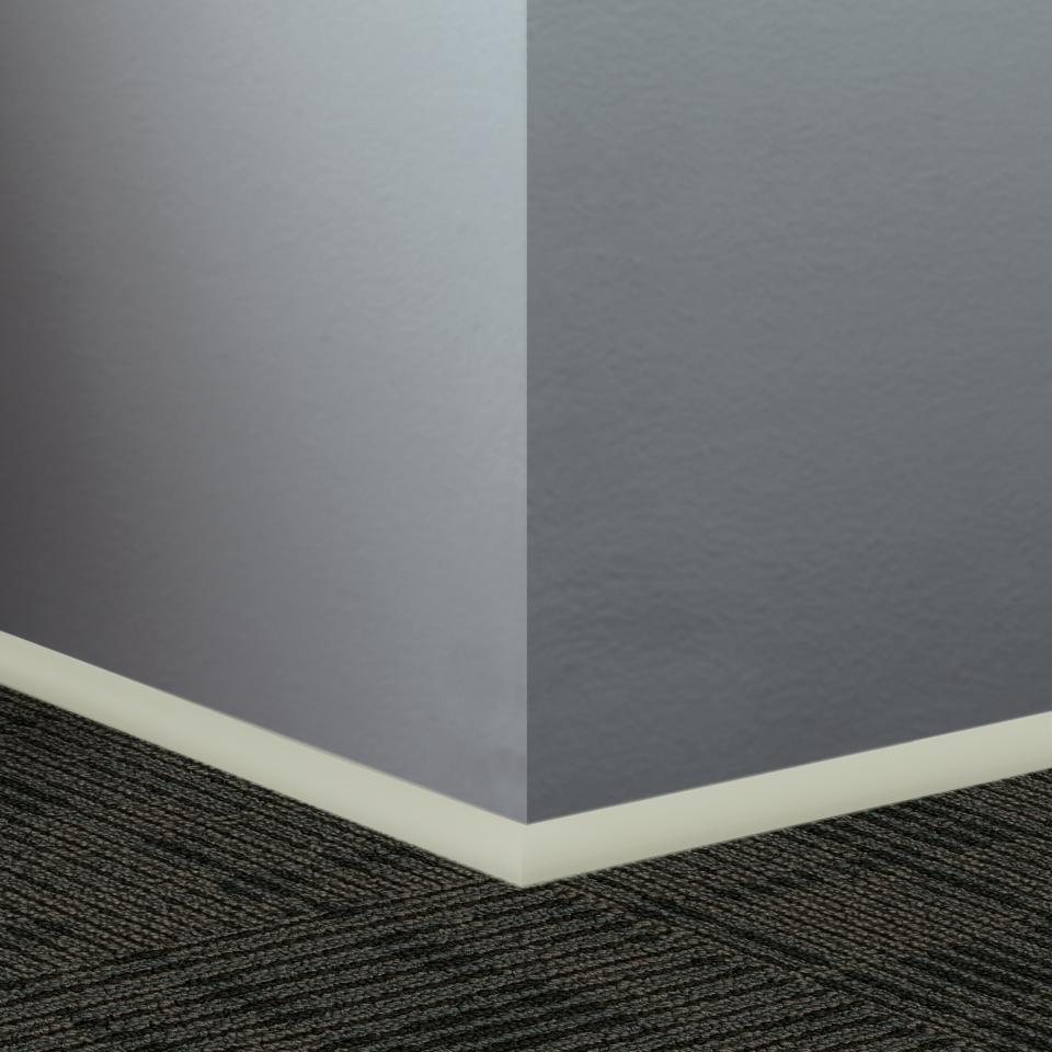 Millwork Contoured Wall Base Rubber Quarter Round #TG5 Macadamia 3/4" x 8'