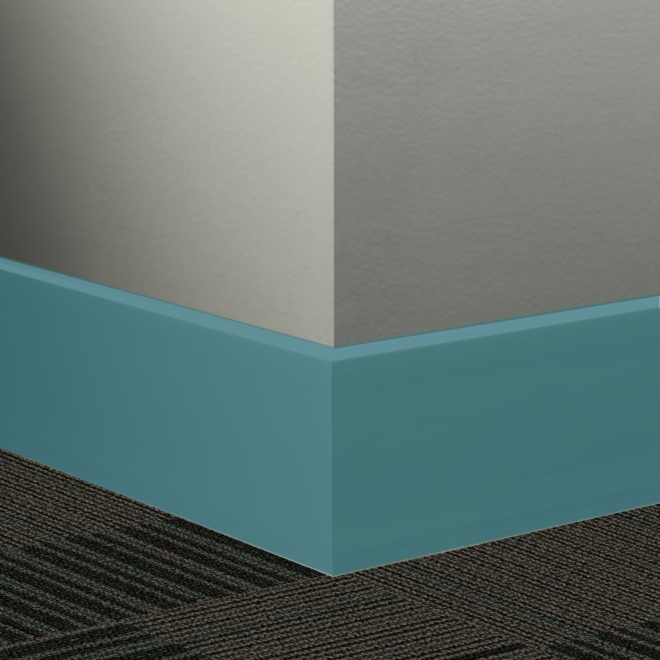 Tarkett Millwork Contoured Wall Base Rubber Mandalay VM5 Dream Teal