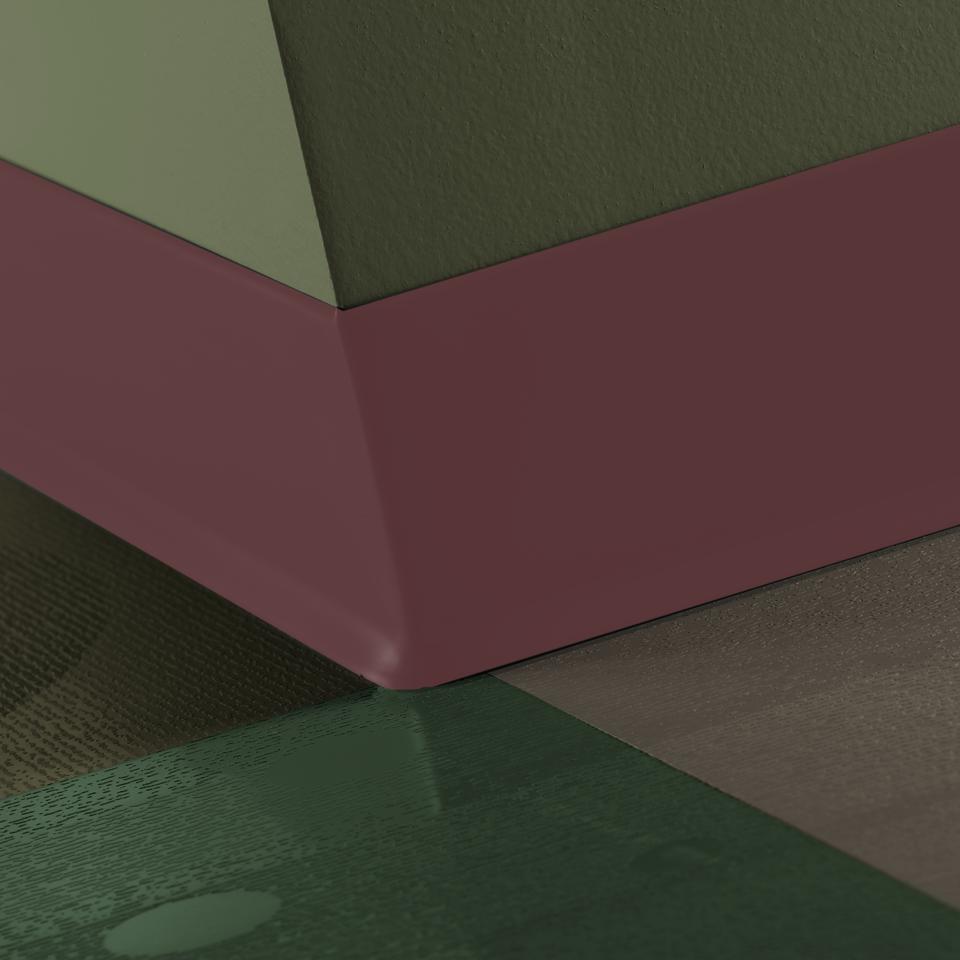 Vinyl Wall Base Cove Traditional Vinyl #VM3 Misted Plum 4" x 120'