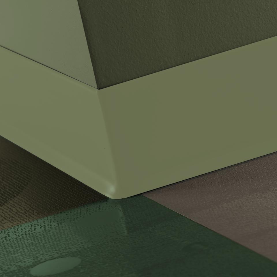 Vinyl Wall Base Cove Traditional Vinyl #VN3 Gecko 4" x 120'
