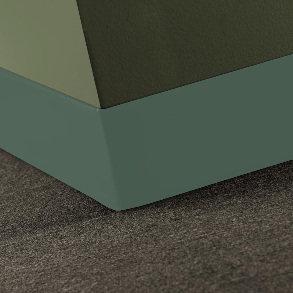 Vinyl Wall Base Toeless Traditional Vinyl #VN4 Green Vista 4" x 120'