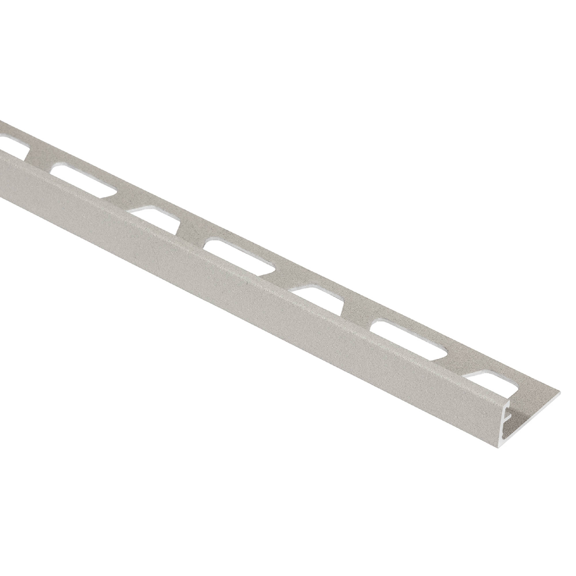 JOLLY Wall Tile Edge Trim Aluminum Greige 7/16" (11 mm) x 8' 2-1/2"
