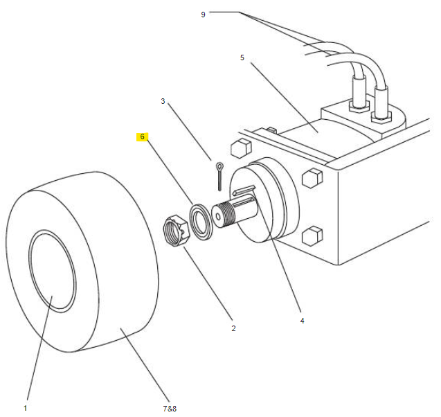 Floor Scraper Accessory Hydraulic Motor Seal Guard