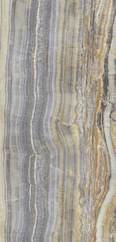 Floor Tiles Ultra Onici Grey Onyx Vein Cut Lucidato Shiny 60" x 120"