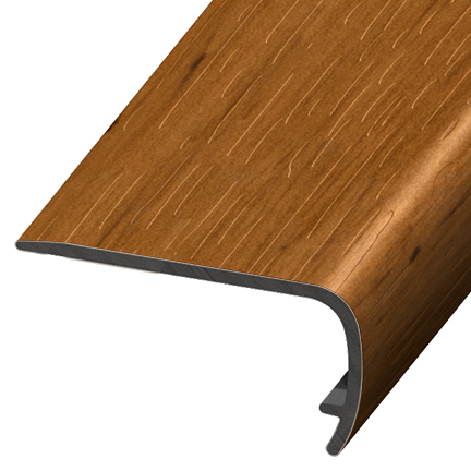 Stair Nose VersaEdge Standard PVC #2450 Country Oak - 1" (25.4 mm) x 2" x 94"