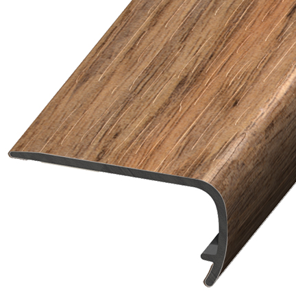 Stair Nose VersaEdge Standard PVC #3447 Pepper Pecan - 1" (25.4 mm) x 2" x 94"