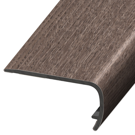 Stair Nose VersaEdge Standard PVC #3464 Smoky Oak - 1" (25.4 mm) x 2" x 94"