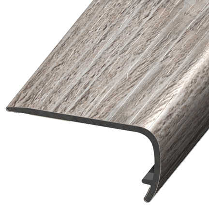 Stair Nose VersaEdge Standard PVC #3473 Boulder Oak - 1" (25.4 mm) x 2" x 94"