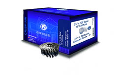 Coil Nails 1 1/4" length - 0.083 gauge - Brite-Flat - 12 m