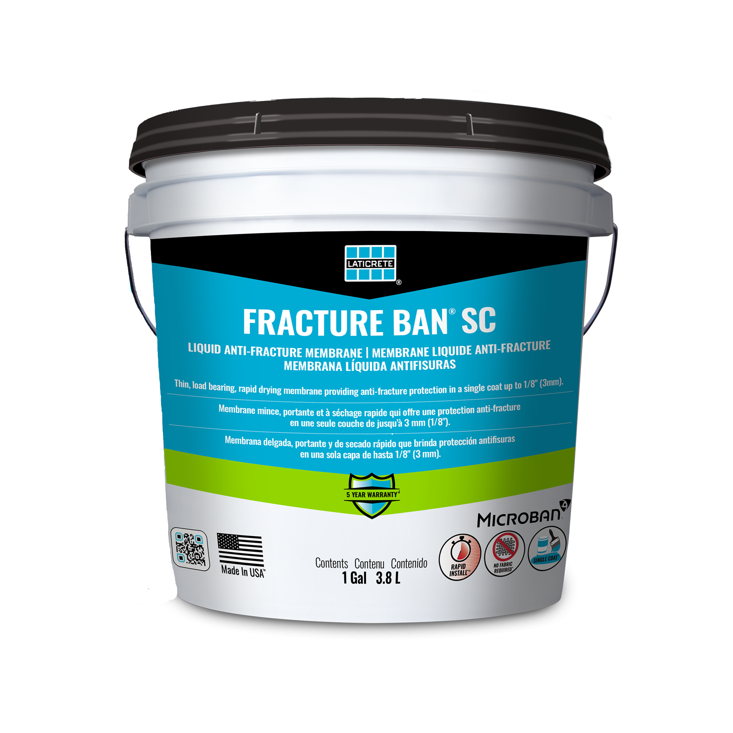 Fracture Ban SC Liquid Crack Isolation Membrane 3.79 L (50 sqft)
