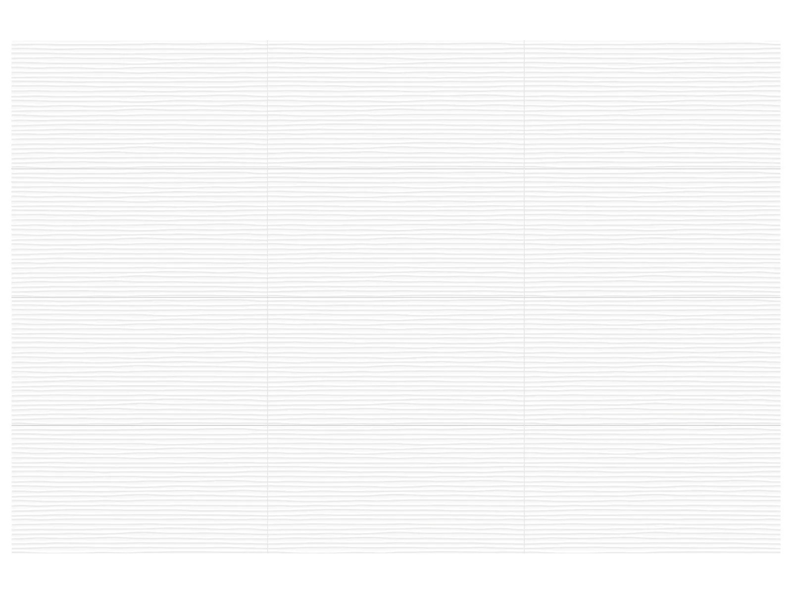 Tuiles murales Linea White Amplitude lustrées 12" x 24"