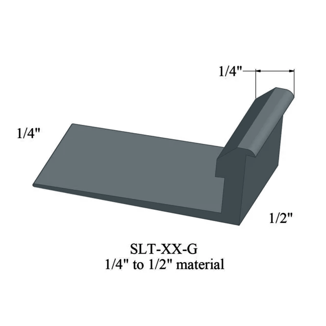 Slim Line Transition SLT 71 G - 1/4" to 1/2" Material #71 Storm Cloud 12'
