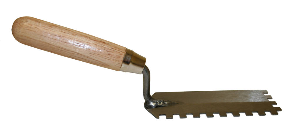 Square-Notched Margin Trowel 1/4" x 1/4"